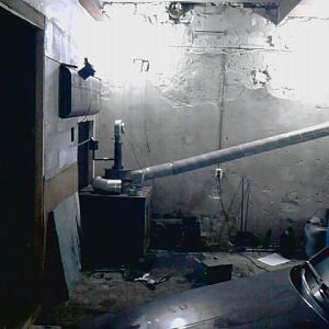 дымоход ф 125мм. две улитки по 12 вольт. наддув и обдув.