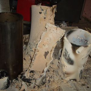 Гильза и все что от них осталось за 1 месяц