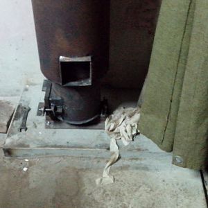 Выход горячего воздуха